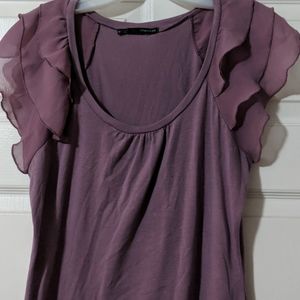 Maurices sheer sleeve tee